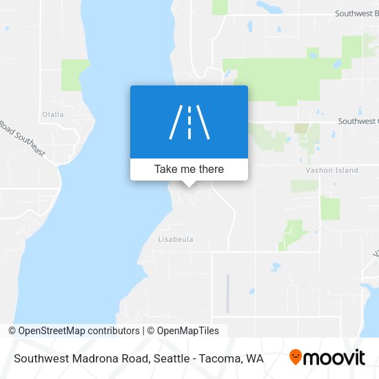 Southwest Madrona Road map