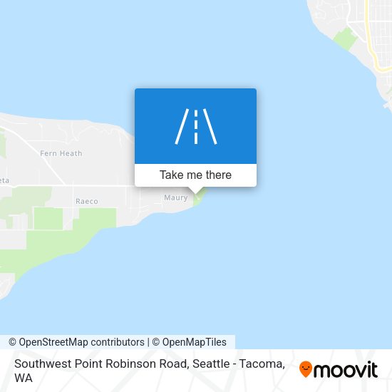 Southwest Point Robinson Road map