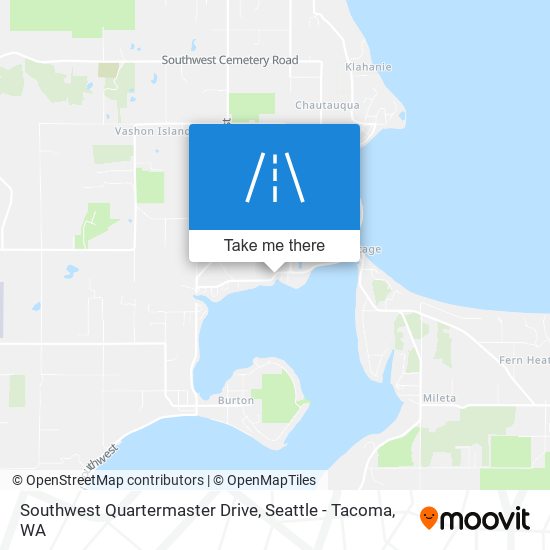 Mapa de Southwest Quartermaster Drive