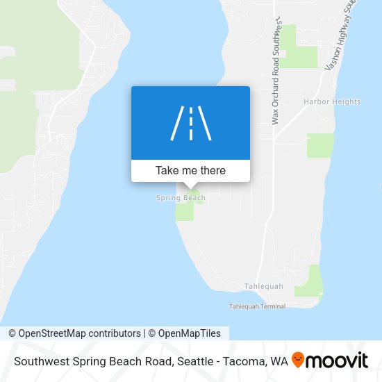 Mapa de Southwest Spring Beach Road