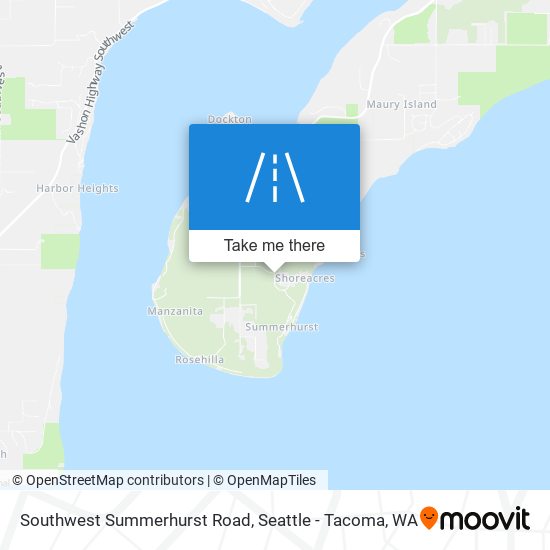 Southwest Summerhurst Road map