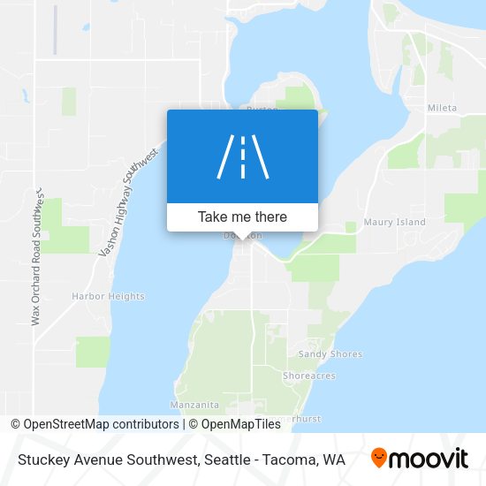 Stuckey Avenue Southwest map
