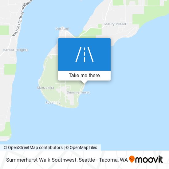 Mapa de Summerhurst Walk Southwest
