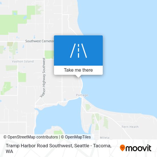 Mapa de Tramp Harbor Road Southwest