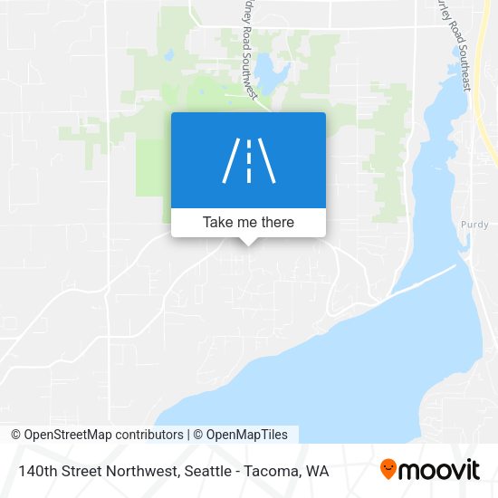 Mapa de 140th Street Northwest
