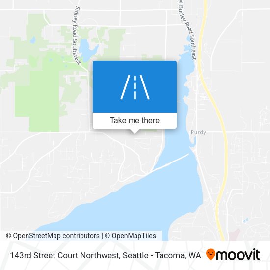 Mapa de 143rd Street Court Northwest