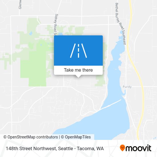 148th Street Northwest map