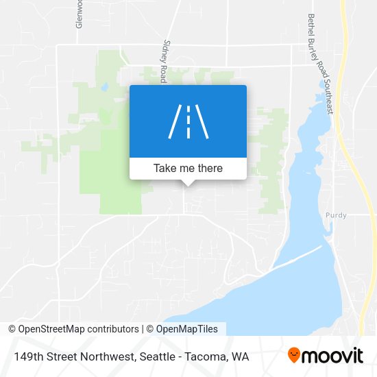 Mapa de 149th Street Northwest