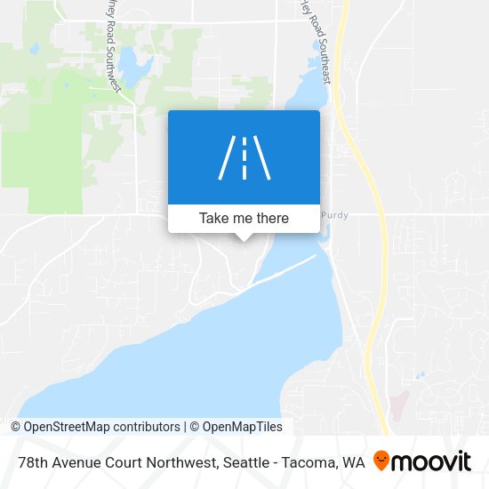 78th Avenue Court Northwest map