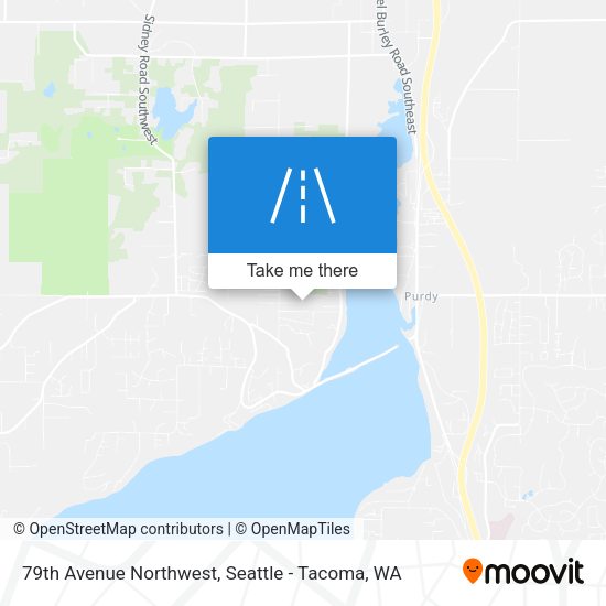 79th Avenue Northwest map