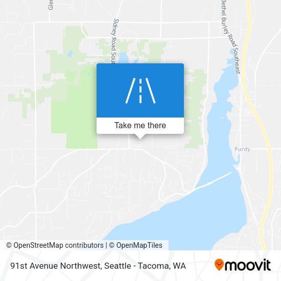 Mapa de 91st Avenue Northwest