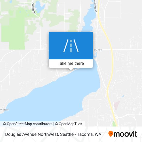 Douglas Avenue Northwest map