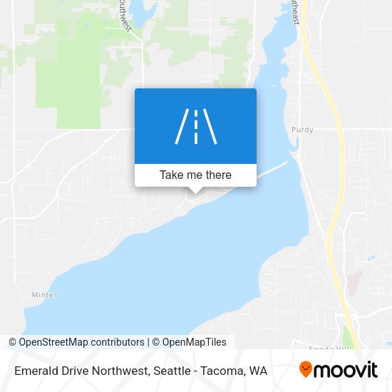 Emerald Drive Northwest map