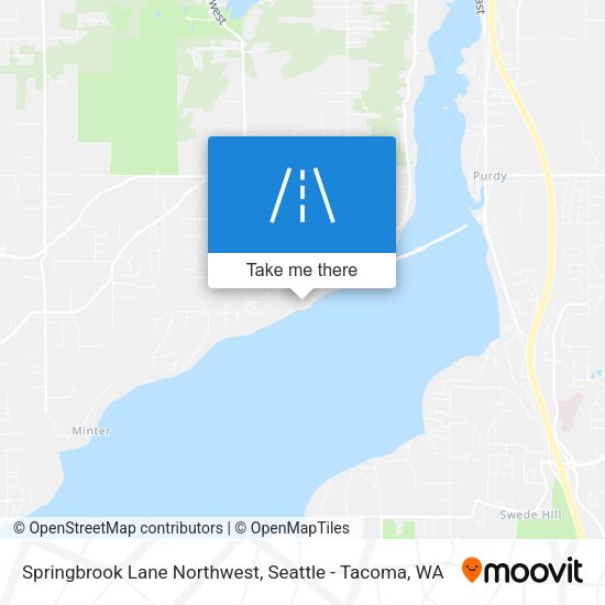 Mapa de Springbrook Lane Northwest