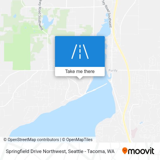Springfield Drive Northwest map
