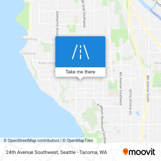 Mapa de 24th Avenue Southwest