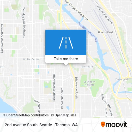 Mapa de 2nd Avenue South