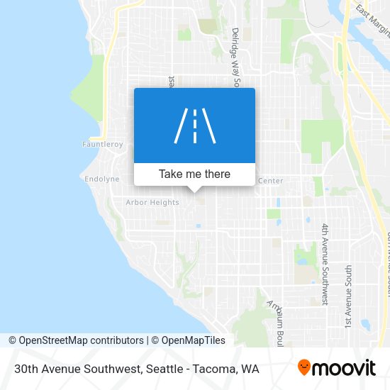 Mapa de 30th Avenue Southwest