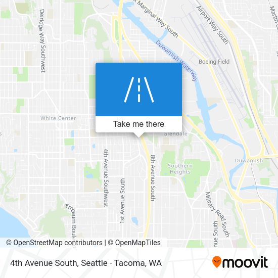 4th Avenue South map