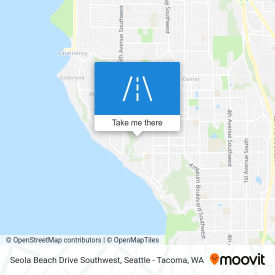 Seola Beach Drive Southwest map