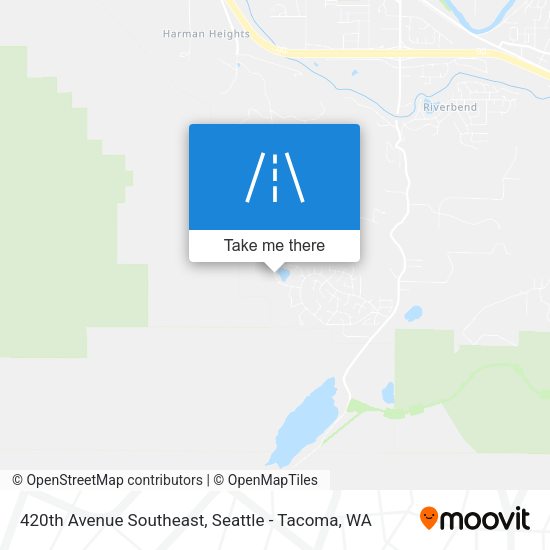 Mapa de 420th Avenue Southeast