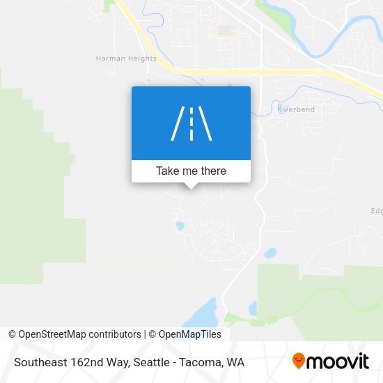 Southeast 162nd Way map