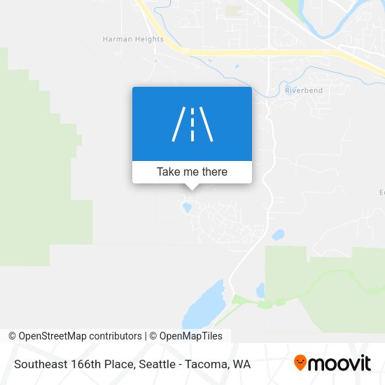 Mapa de Southeast 166th Place