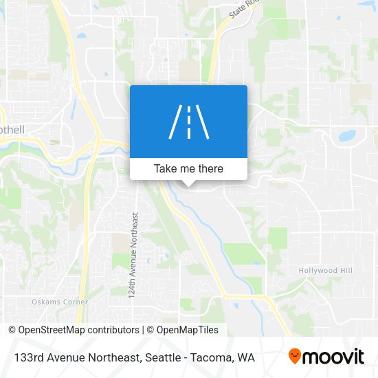 Mapa de 133rd Avenue Northeast