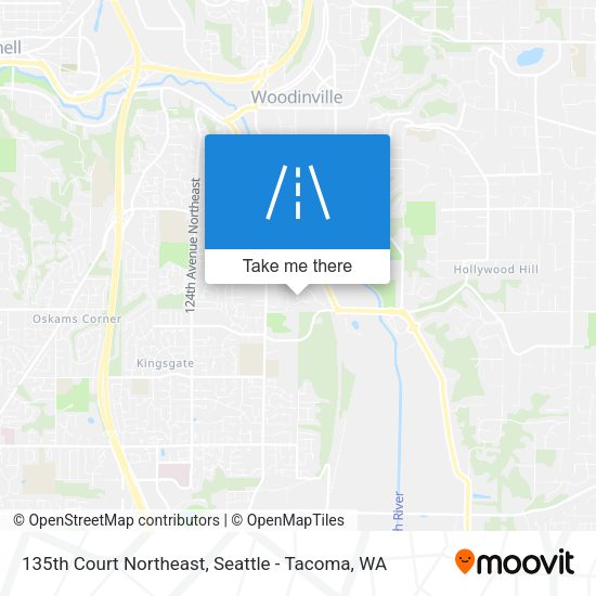 Mapa de 135th Court Northeast