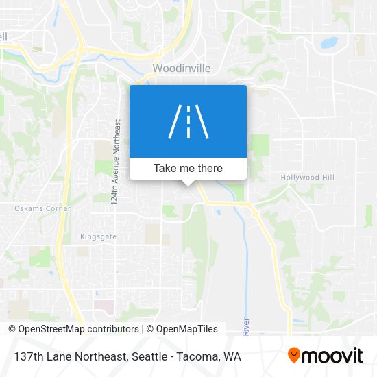 Mapa de 137th Lane Northeast