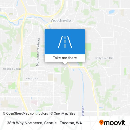 138th Way Northeast map