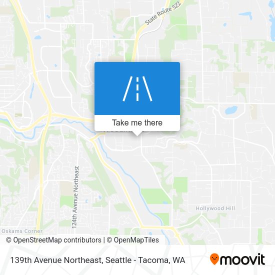 139th Avenue Northeast map