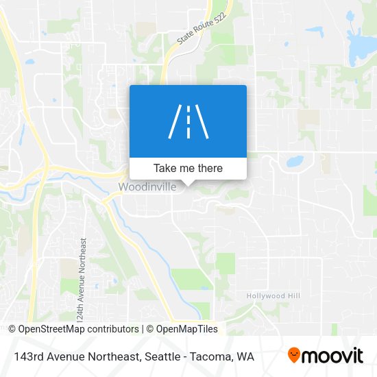 143rd Avenue Northeast map