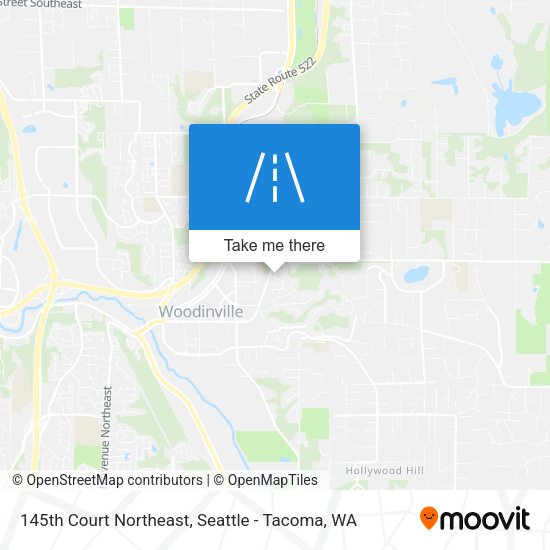 145th Court Northeast map