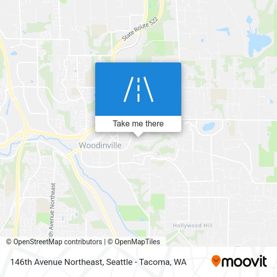 146th Avenue Northeast map