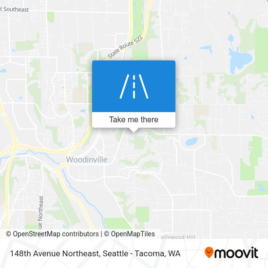 148th Avenue Northeast map
