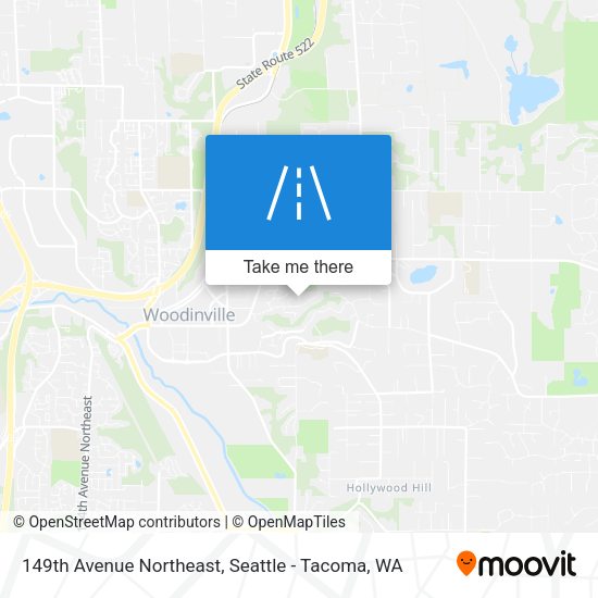 149th Avenue Northeast map
