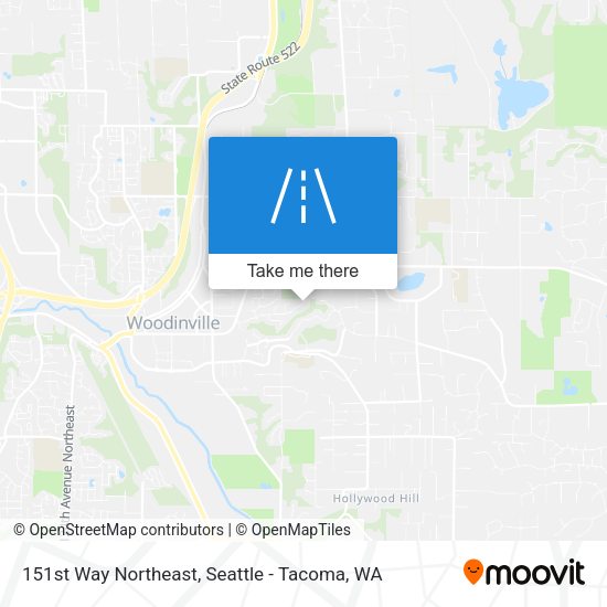 151st Way Northeast map