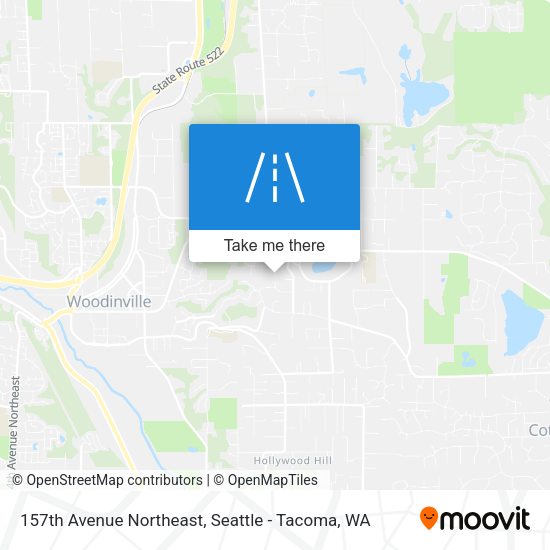 157th Avenue Northeast map