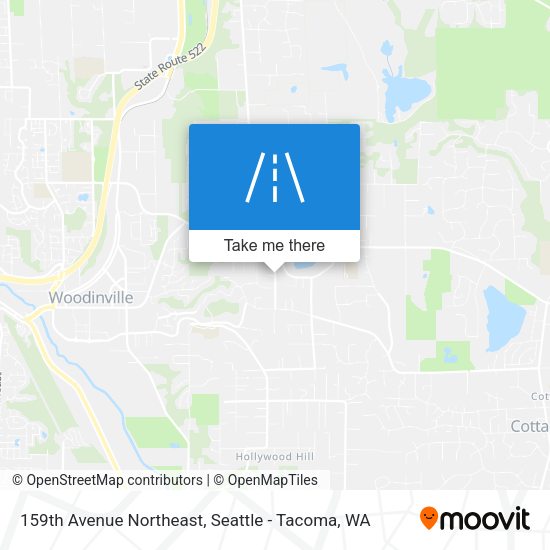 159th Avenue Northeast map