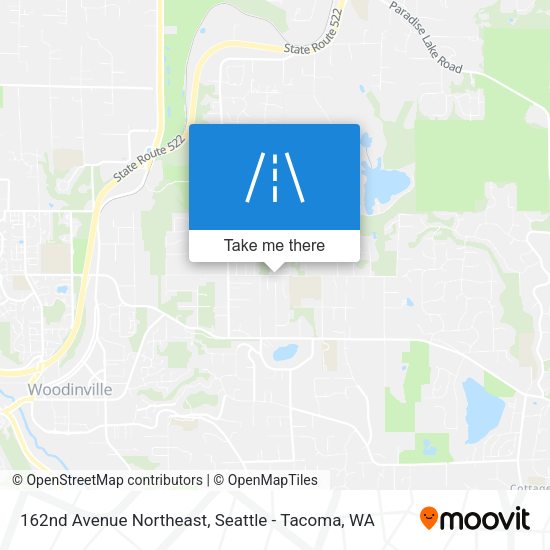 Mapa de 162nd Avenue Northeast