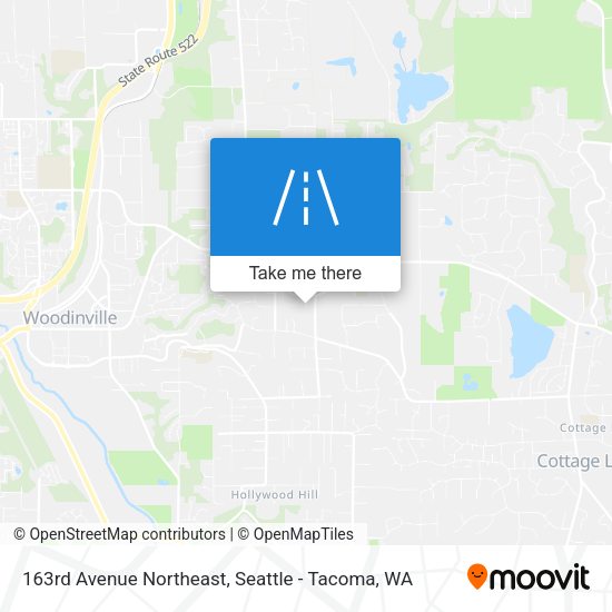 163rd Avenue Northeast map