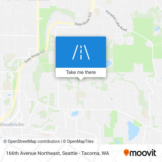 Mapa de 166th Avenue Northeast