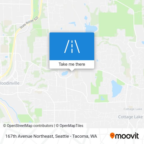 167th Avenue Northeast map
