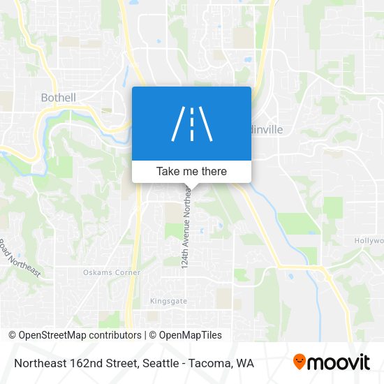 Mapa de Northeast 162nd Street