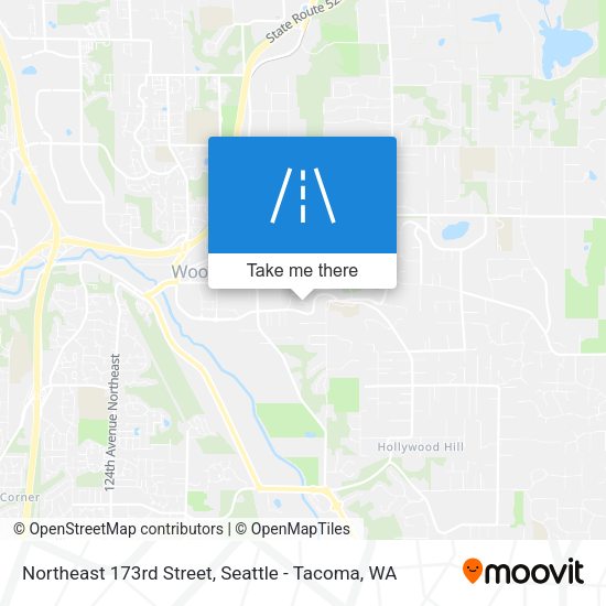 Northeast 173rd Street map
