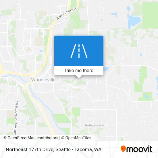 Mapa de Northeast 177th Drive