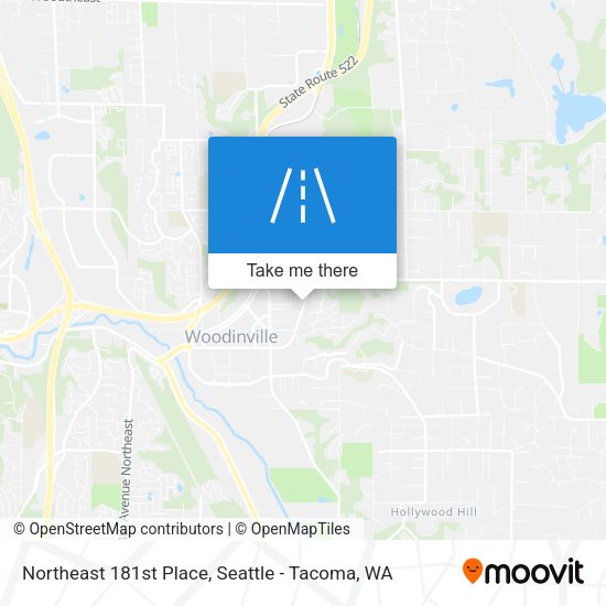Mapa de Northeast 181st Place