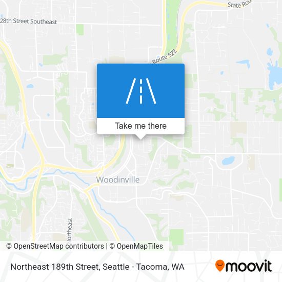 Northeast 189th Street map