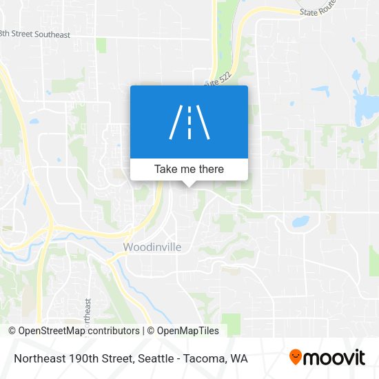 Northeast 190th Street map